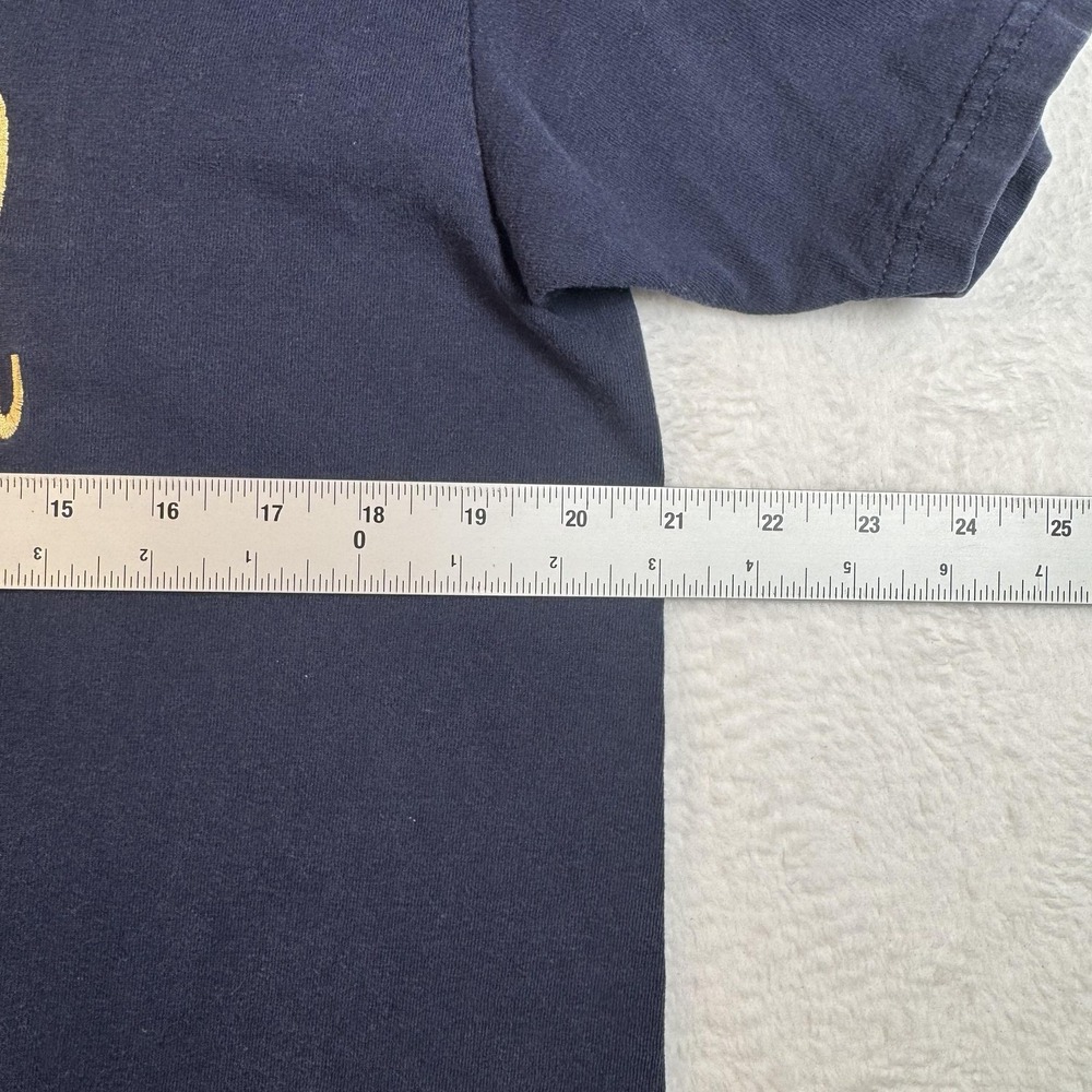 Vintage Lee Shirt Mens Large Blue Bar Harbor Maine‎ Embroidered Tee 90s USA - Picture 3 of 6